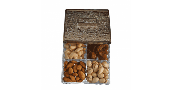 Maalpani Dry Fruit Gift Box | Decorative Box for Gift Hamper | Diwali |  Festival | Events | Days | Occasion | Birthday | Anniversary | Rakhi |  Valentine Day | Dryfruit Box 200g -