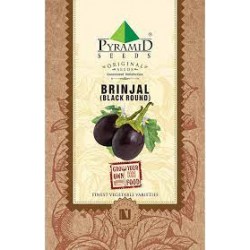 P-S Brinjal Seeds Black (Round)