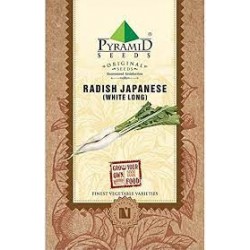 P-S	Radish Japanese Seeds (White Long)