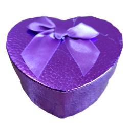 Homemade Chocolate- Purple Heart Shape Gift Pack