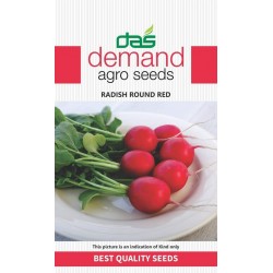 DAS agro seeds ( Radish round red ) 140 Seeds