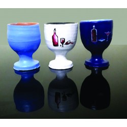 Three Pots With Stand Handmade