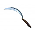 J.S.P-Sickel Steel Blade Side Spot With Wooden Handle