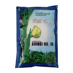 Mahyco BHINDI NO. 10  vegetable seeds 100 gram