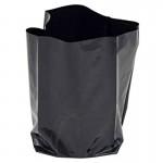 National Premium Quality 3x6 Inch Black Nursery Bag - (Pack of 50)