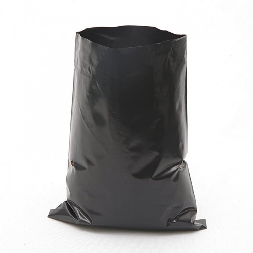 National Premium 5x10 Inch Black Nursery Bag - (Pack of 50)