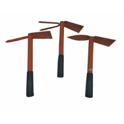 UNISON HOES  (Single prong,Double prong,Hoe Trowel)  (Set of 3 pcs)