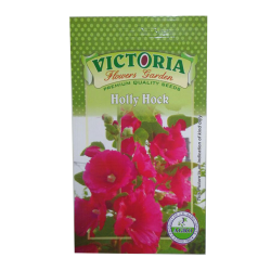 Victoria Hollyhocks  Flower Seed