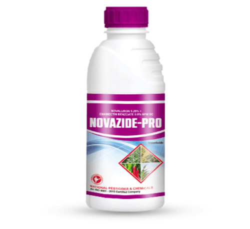 : Novazide Pro Novaluran 5.25% + Emamectin Benzoate 0.9% SC Insecticide – Powerful Protection for Crops