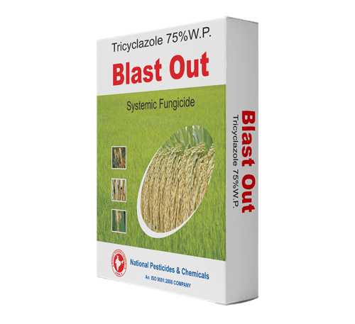 Tricyclazole 75% WP systemic fungicide for blast disease in paddy