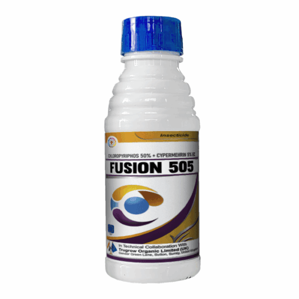 Fusion 505 Insecticide | Chlorpyrifos 50% + Cypermethrin 5% EC | Trugrow