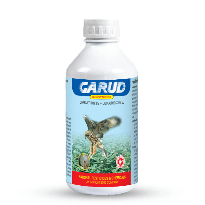 Garud Insecticide - Quinalphos 20% + Cypermethrin 5%