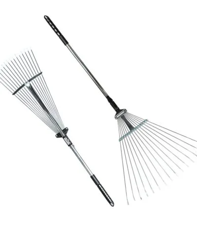 Hectare Precision 15-Tine Stainless Steel Garden Rake.