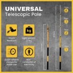 Hectare Hectare Mango Picker with Shockproof 18 feet Telescopic Pole – Premium Fruit Harvesters - Image 2