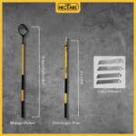 Hectare Hectare Mango Picker with Shockproof 18 feet Telescopic Pole – Premium Fruit Harvesters - Image 3