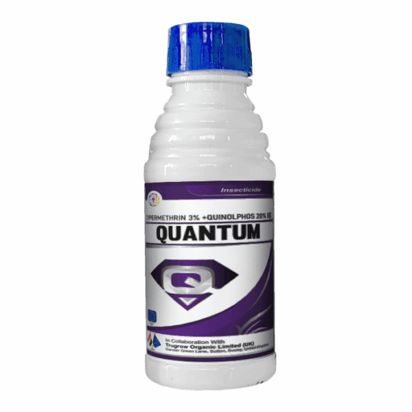 Quantum Insecticide | Cypermethrin 3% + Quinolphos 20% EC | Trugrow