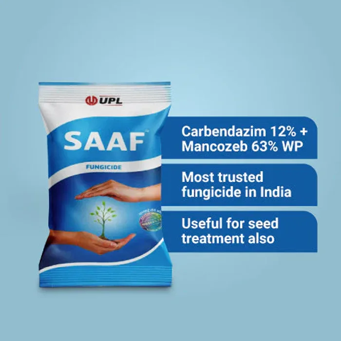 Saaf Fungicide | Carbendazim 12% + Mancozeb 63% WP | UPL Limited