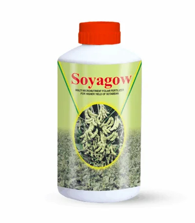Micronutrient fertilizer for soybean crops