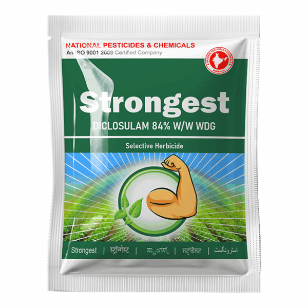 Strongest (Diclosulam 84% WDG) Herbicide by National Pesticides & Chemicals – Broadleaf Weed Killer for Soybean & Groundnut