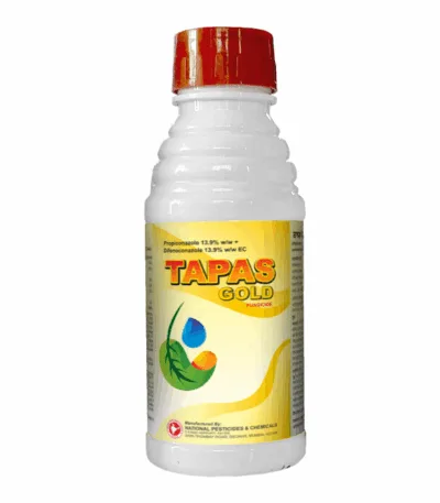 Tapas Gold Fungicide – Propiconazole 13.9% + Difenoconazole 13.9% EC for crops