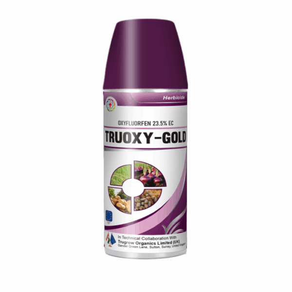 Truoxy-Gold (Oxyfluorfen 23.5% EC) | Pre-Emergence Herbicide for Weed Control in Onion, Groundnut & Soybean