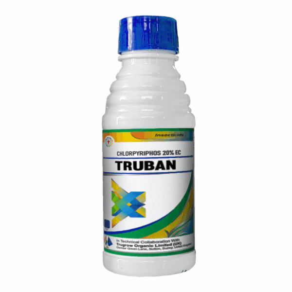 Truban Insecticide – Chlorpyriphos 20% EC | Trugrow Organic | Effective Pest Control for Agriculture