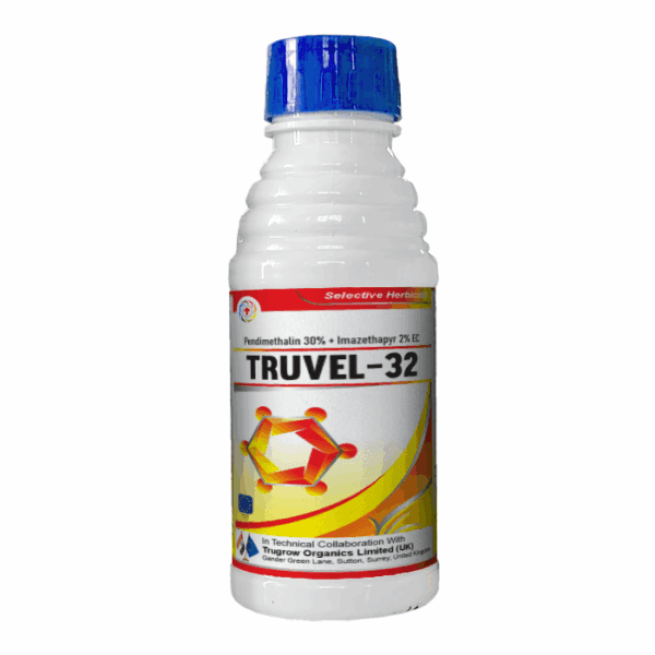 Truvel-32 (Pendimethalin 30% + Imazethapyr 2% EC) | Pre & Early Post Emergence Herbicide for Soybean