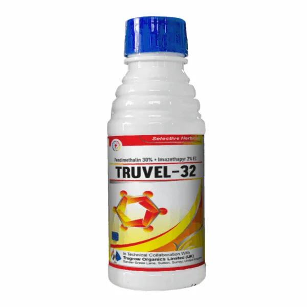 Truvel-32 (Pendimethalin 30% + Imazethapyr 2% EC) | Pre & Early Post Emergence Herbicide for Soybean