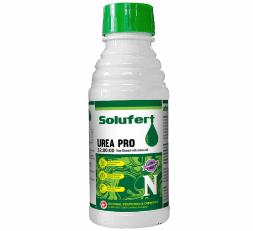 High-nitrogen liquid fertilizer (32-00-00) for crops