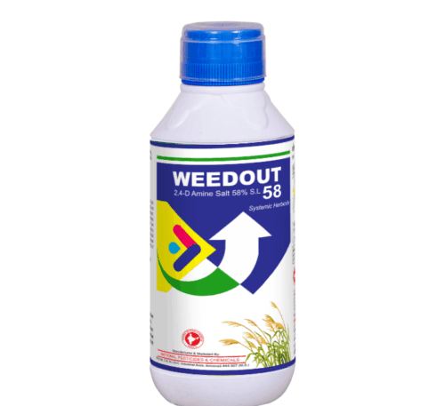 Weedout-58 2,4-D Amine Salt 58% SL Herbicide