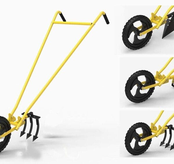 Hectare Traditional 2 in 1 Double Wheel Hoe Gardening Tool – Premium Traditional