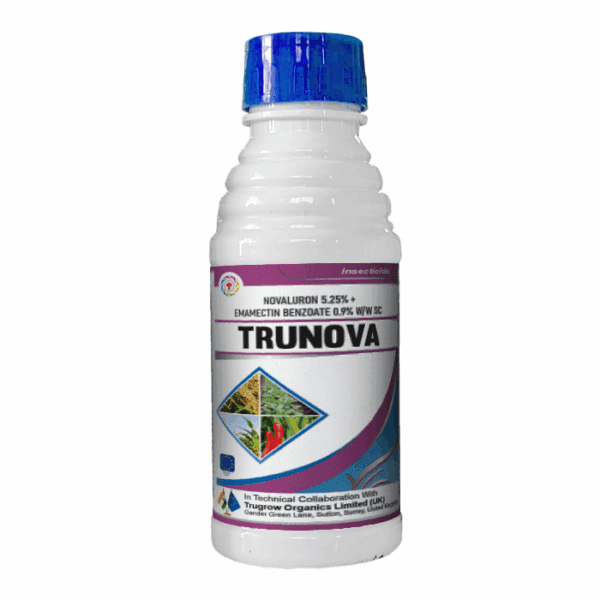 Trunova Insecticide – Novaluron 5.25% + Emamectin Benzoate 0.9% SC | Trugrow Organic
