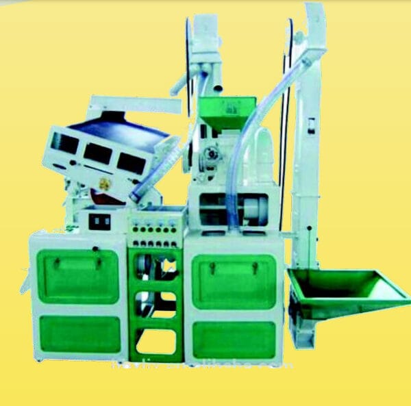 Compact Rice Mill Plant CTNM-15D | Sun Brand | 1000 kg/hr Paddy Capacity