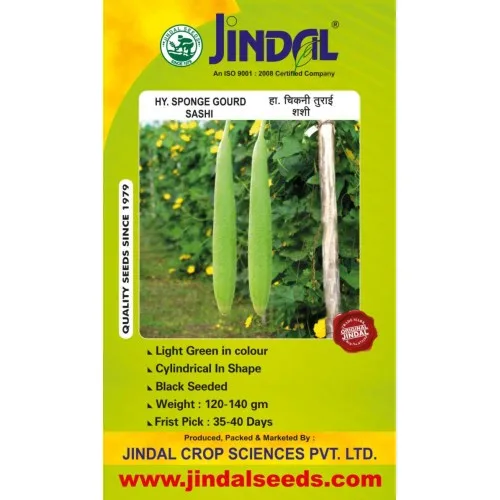 Jindal Sashi sponge gourd hybrid seeds pack