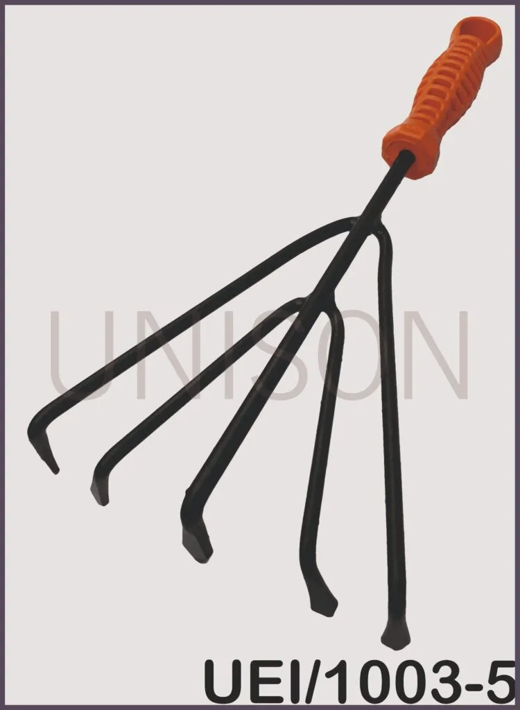 5 Prong Mini Cultivator – Hand Garden Soil Loosening Tool