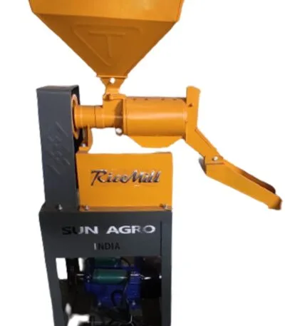 Mini domestic rice mill iron type 6N40 Sun 3HP