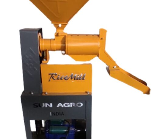 Mini domestic rice mill iron type 6N40 Sun 3HP