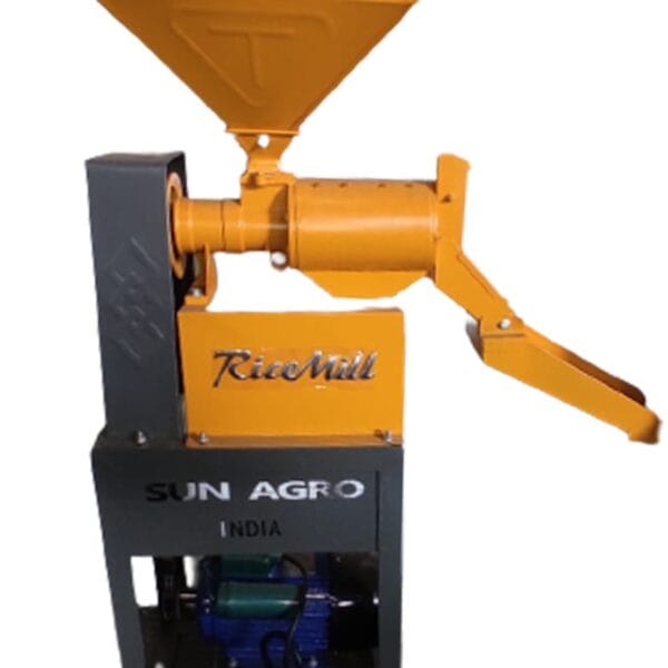 Mini Domestic Rice Mill [Iron Type] 6N40 by Sun – 150kg/hr Paddy Capacity, 3HP Power
