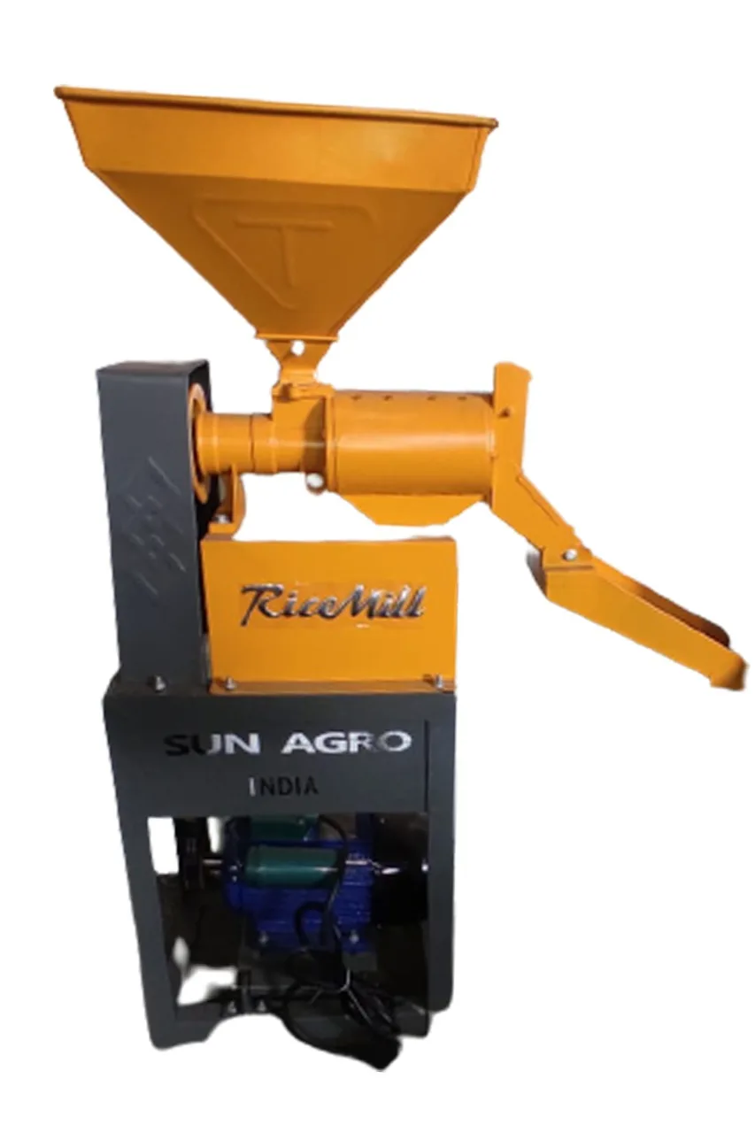 6N40-IRON-type Mini domestic rice mill iron type 6N40 Sun 3HP