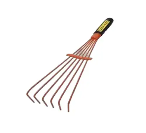 Baby leaf rake for small garden leaf cleaning