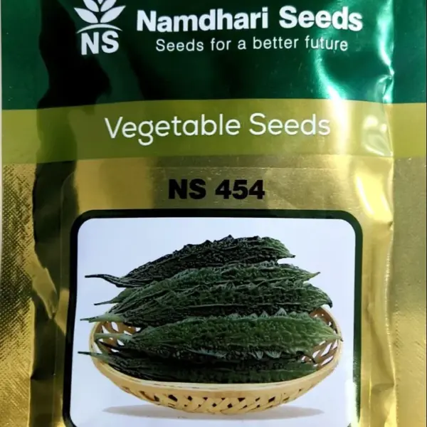 Namdhari Seeds Bittergourd NS 454 (F1) – Long Spindle Dark Green Hybrid Seeds