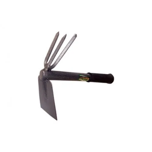 C167 hand hoe khurpa three prong 30 cm handle