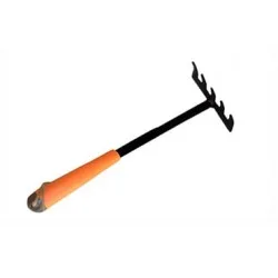 C171 garden rake 5 teeth 30cm handle