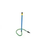 Steel pipe sprinkler base with rigid PVC pipe (45 cm) and union