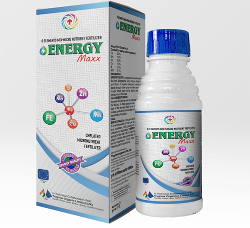 Energy Max liquid chelated micronutrients Trugrow Organic