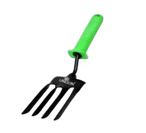 Twisted garden fork for digging and soil turning