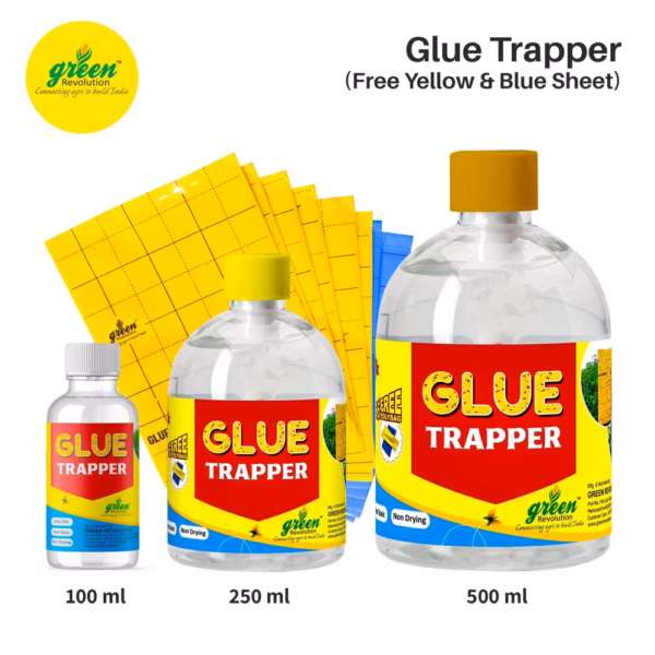 GLUE TRAPPER (PT116 / PT115 / PT133) – 100ml, 250ml, 500ml Glue Trap with Free Bag | GREEN REVOLUTION