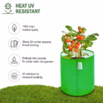 National 12x12 Grow Bags | Premium HDPE 260 GSM Green Grow Bags for Terrace Garden | Ideal for Vegetables & Flowers - Image 5