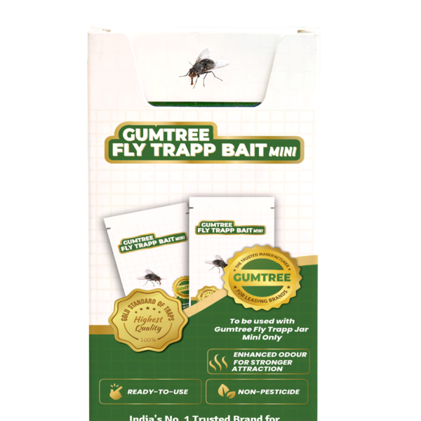 Gumtree Fly Trapp Bait Mini (Pack of 2) – Non-Toxic Fly Lure for Use with Fly Trapp Jar Mini