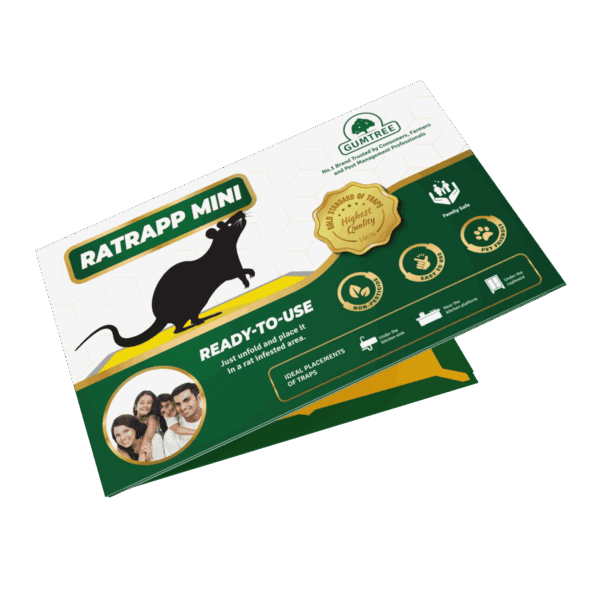 Gumtree Ratrapp Mini – Compact Rat Glue Trap for Mice & Small Rodents | Safe Rodent Control